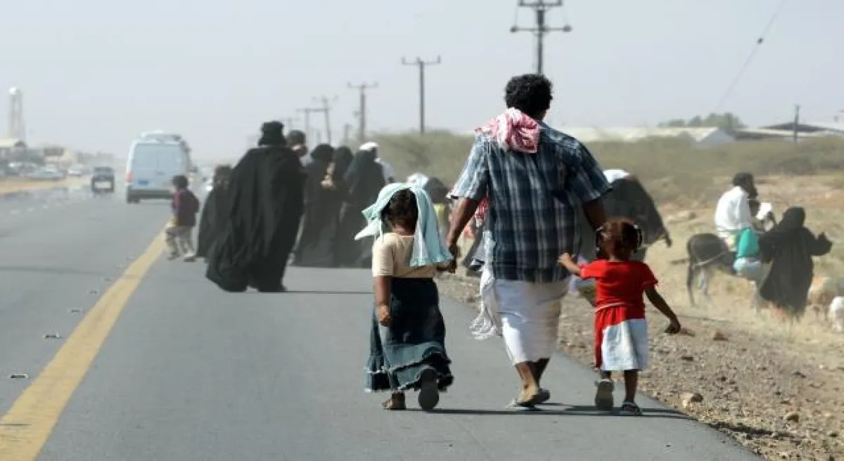 وزارة حقوق الإنسان: 150 مدنياً قتلوا و85 ألفاً نزحوا جراء تصعيد الحوثيين